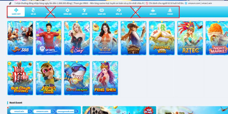 Điều kiện nhận thưởng giới thiệu 58K tại Vmax